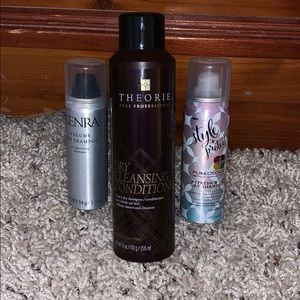Dry shampoo trio